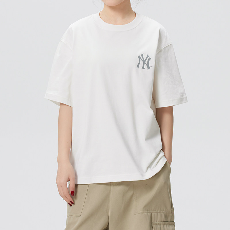 MLB男装女装2026夏季运动服洋基队纯棉短袖T恤情侣款休闲上衣潮图片