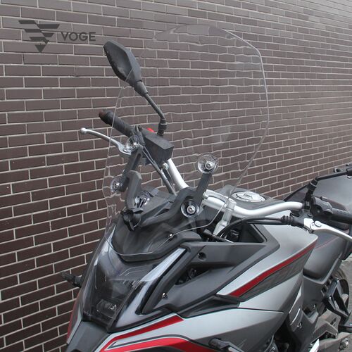 隆鑫VOGE无极机车LX 525DS 500DS改装加装原装加大挡风玻璃