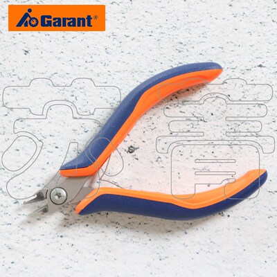 德国原装进口霍夫曼GARANT 电子斜口钳 尖头 带凹槽 全长125 mm