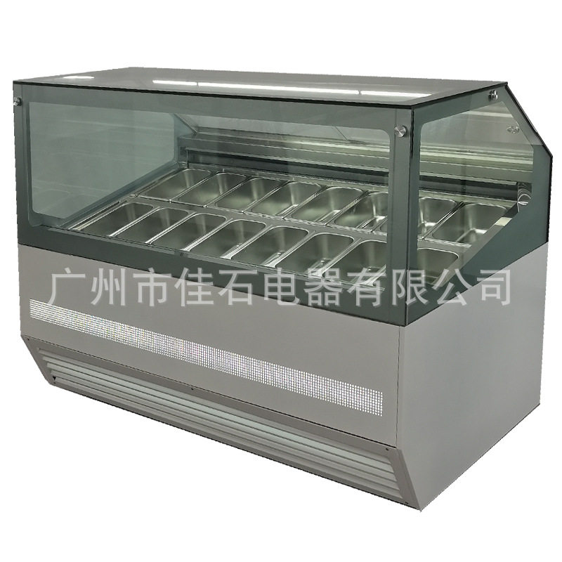 厂家供应110V 16盘 雪糕柜 风冷 gelato displays 冰激凌展示柜 - 实物图