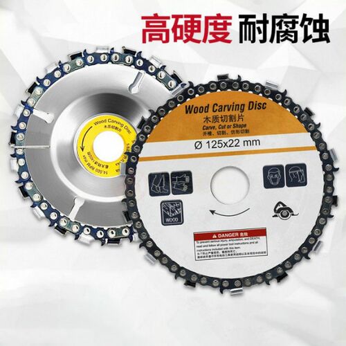 100角磨机链条盘4寸木工链条锯片木材开槽打磨雕刻刀磨光机切割片