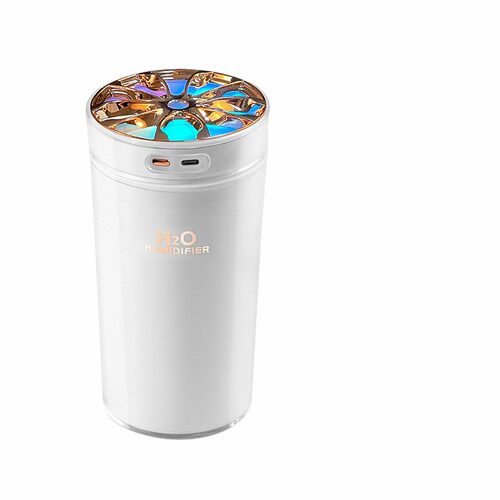 小型迷你大雾量静音便携usb香薰炫彩杯七彩氛围灯车载空气加湿器