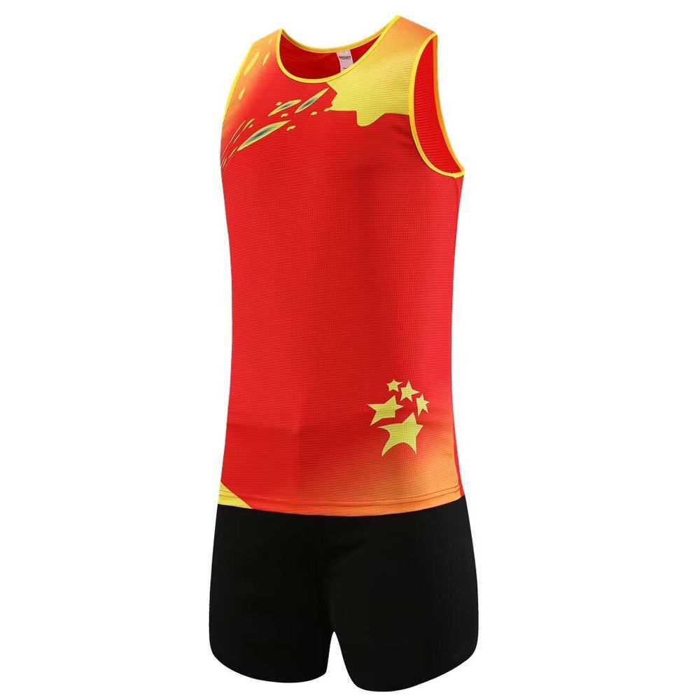 田径服套装男女马拉松跑步短跑中考比赛运动体育生训练服速干学生