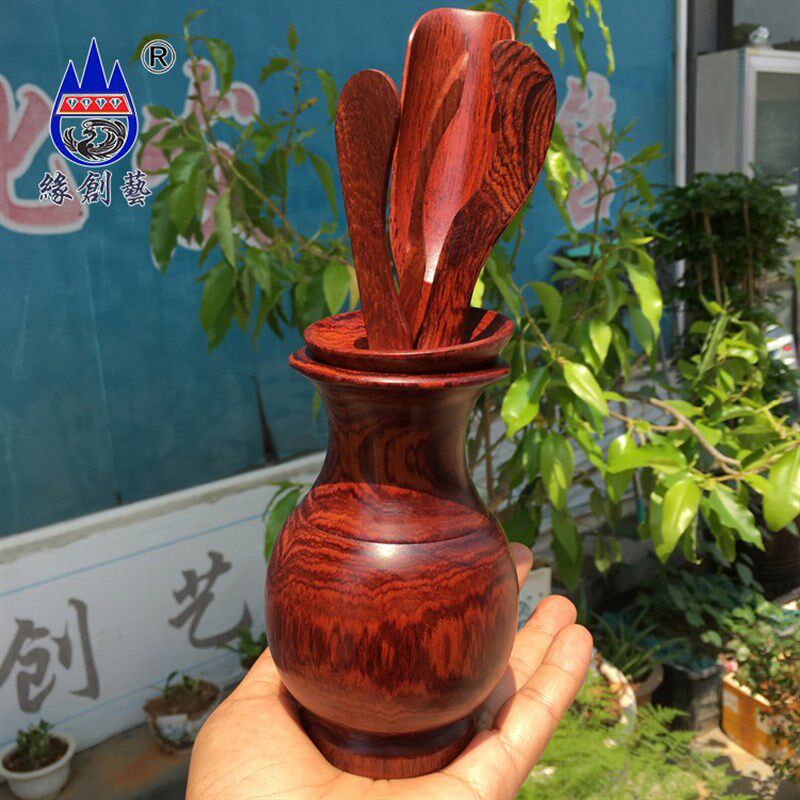 红木茶具缅甸大红酸枝木茶道六君子奥氏黄檀功夫茶具套装茶夹茶针