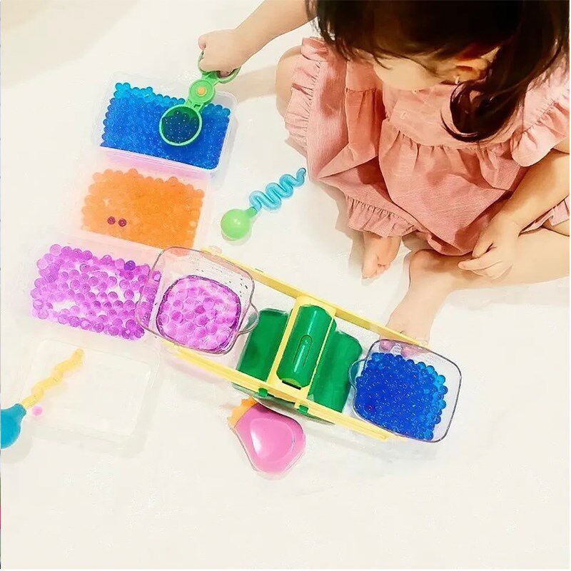 儿童维训教具幼儿园思早教练液体固体称重感知重量天平秤益智玩具