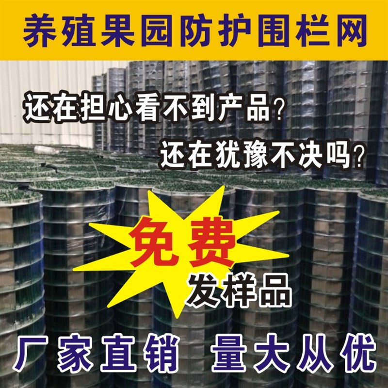 硬塑荷兰网铁丝网粗养殖篱笆栅栏围墙护栏果园防护圈地养鸡围栏网