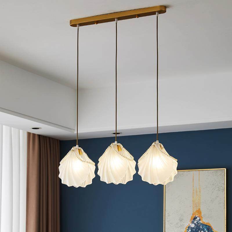 法式轻奢餐厅吊灯后现代复古简约珍珠贝壳吧台餐桌灯创意三头灯具,模玩/动漫/周边/娃圈三坑/桌游,模型制作工具/辅料耗材,淘宝优惠券,粉丝福利购,淘宝优惠卷