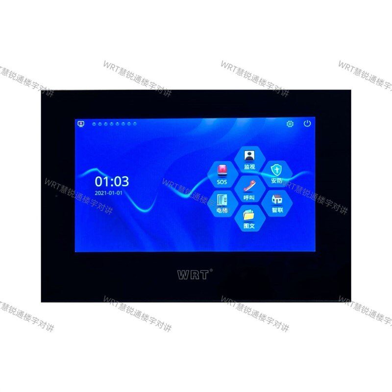 WRT慧锐通D0S-801D8S7/K0S-801D8S7可视对讲分机