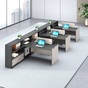 办NTI桌椅组桌合公简约办公室桌子员工职员财双人办公桌工务