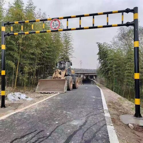 限高架道路公路高速涵洞车库桥面乡道小区龙门架固定旋转限高杆