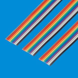 樱夏电子全铜线芯40P彩排线50米连接线端子线线束2.54端子线