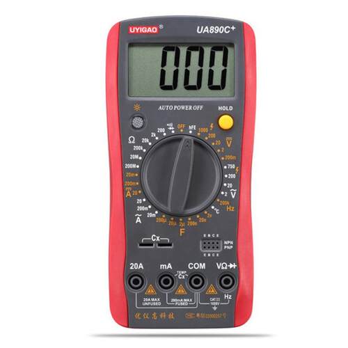 优仪高UA890C+/D高精度数显多用表手持式电工家用维修数字万用表