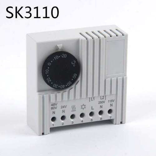 SK3110电子式温控器风扇温控开关JWT6011机柜温度控制器自动恒温