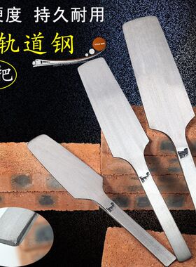 砖刀双面大号小号泥工刀砌刀砍墙全钢一体刀龙水孟传国扁手把瓦刀