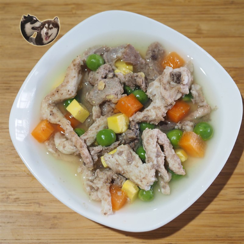 蔬菜鲜肉汤包狗狗湿粮手工自制罐头零食阿拉斯加柯基法斗柴犬挑食