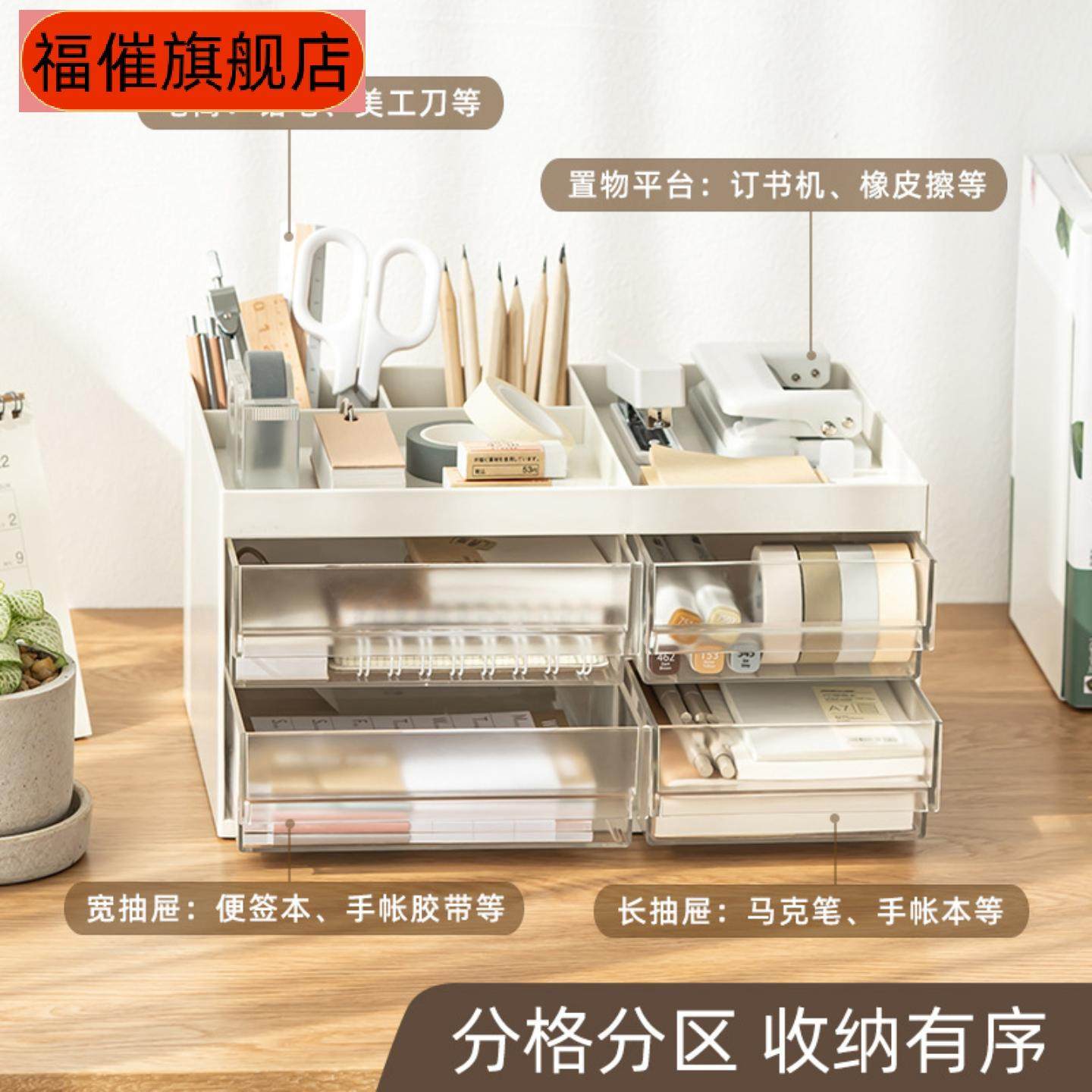 桌面用笔筒收纳盒高颜值笔筒收纳大容量防尘塑料笔桶,节庆用品/礼品,笔筒,淘宝优惠券,粉丝福利购,淘宝优惠卷