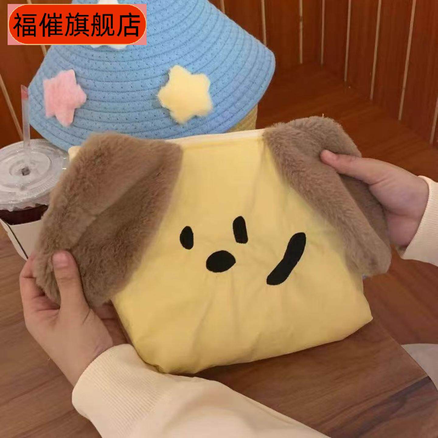 可爱加厚大容量学生化妆收纳包