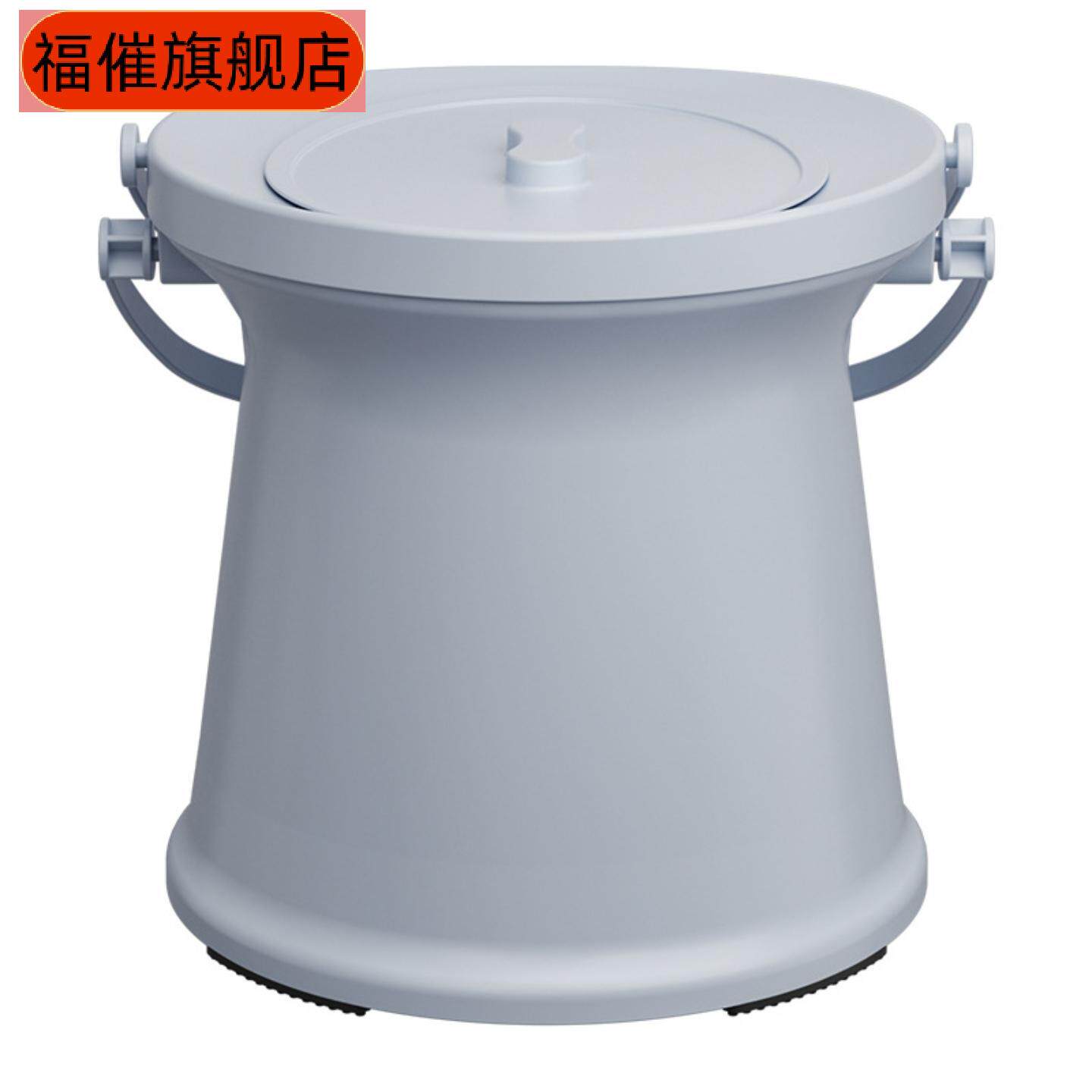家用卧室防臭尿桶塑料痰盂带盖