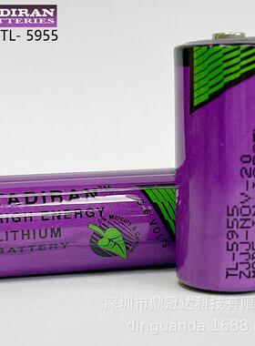 原装TL-4955塔迪兰TADIRANTL-5955工控size2/3AA锂PLC电池SL-761