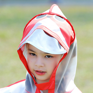 曦之桐雨披儿童宝宝分体雨衣新款透明卡通帽檐幼儿园上学外出防护