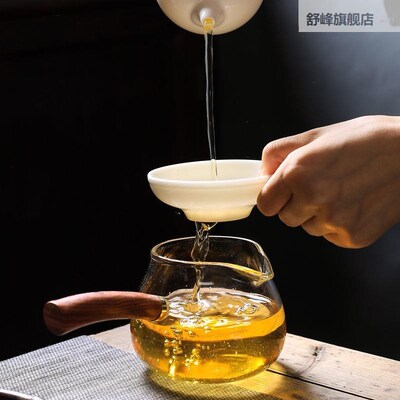 纯白夫瓷脂玉茶漏过5000孔全瓷一体滤牛器功底茶具细密出羊水性强