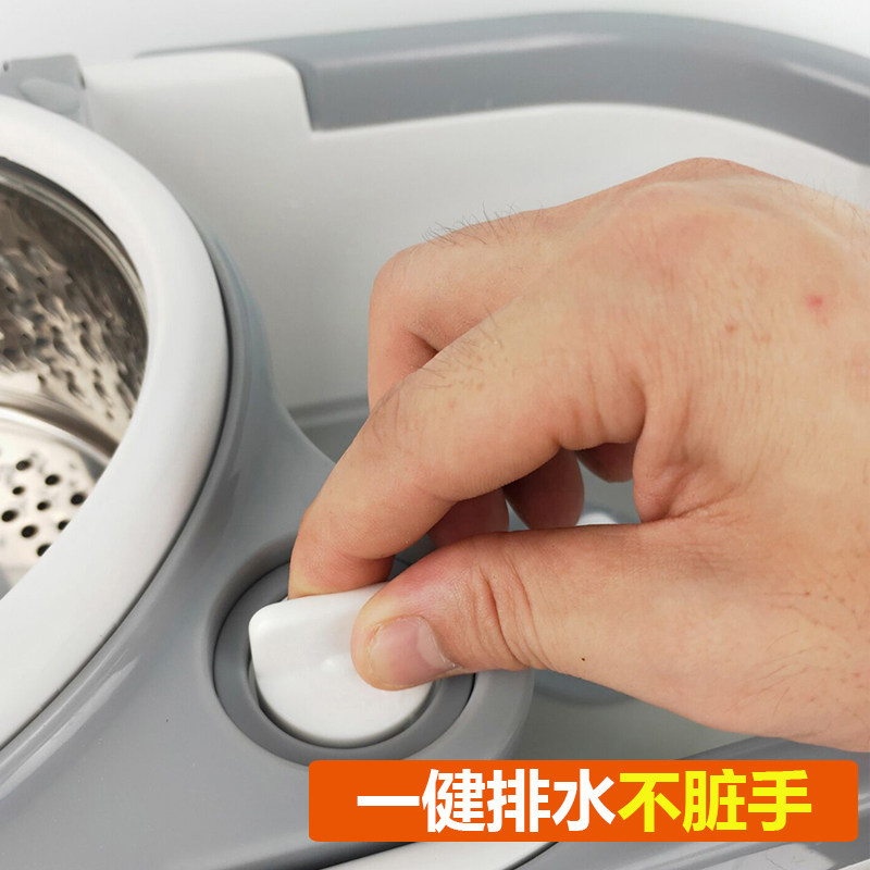 洁把宝旋地拖仕免手洗平板甩干拖布桶转拖家用好神拖干湿两用墩布