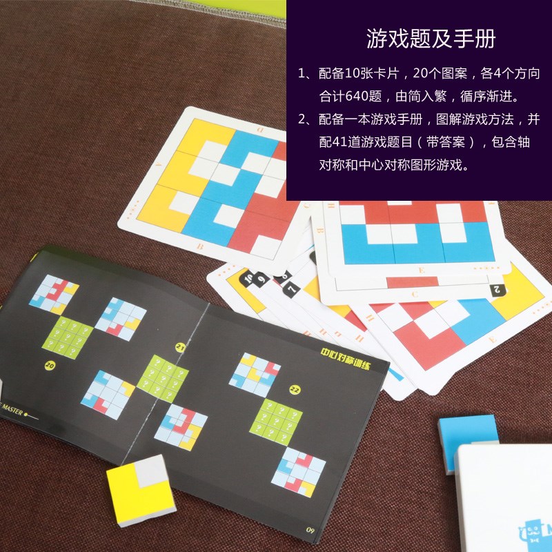 多乐智镜像大师 儿童全脑空间思维拼板拼图 逻辑推理益智桌面游戏