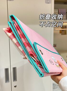 格袋收床挂纹学生宿舍床上置物袋子上下铺门后挂壁悬挂式纳上网兜