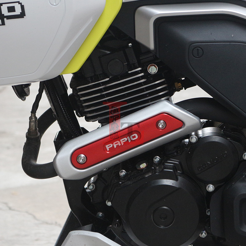 适用春风管O赛车手冒险孔狒狒125改装排气X防烫盖车身家装饰盖罩