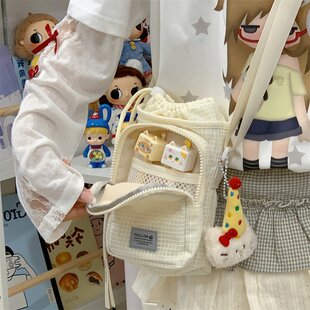 2026夏季新款女2026年夏季单肩斜挎包拉链均码女性加挂件