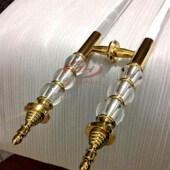 水晶大门拉手 现代 木门把手 大拉手 不锈钢拉手 玻璃门拉手 欧式