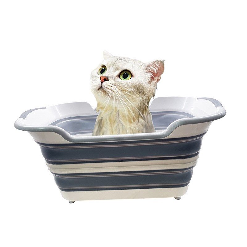 狗狗洗澡盆可折叠宠物泡澡桶猫咪洗澡浴盆防跑泰迪专用柯基洗狗盆