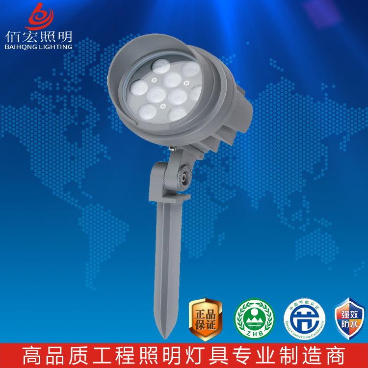 LED户外防水照树灯地插投射灯大功率公园庭院草坪灯10W18W厂家直