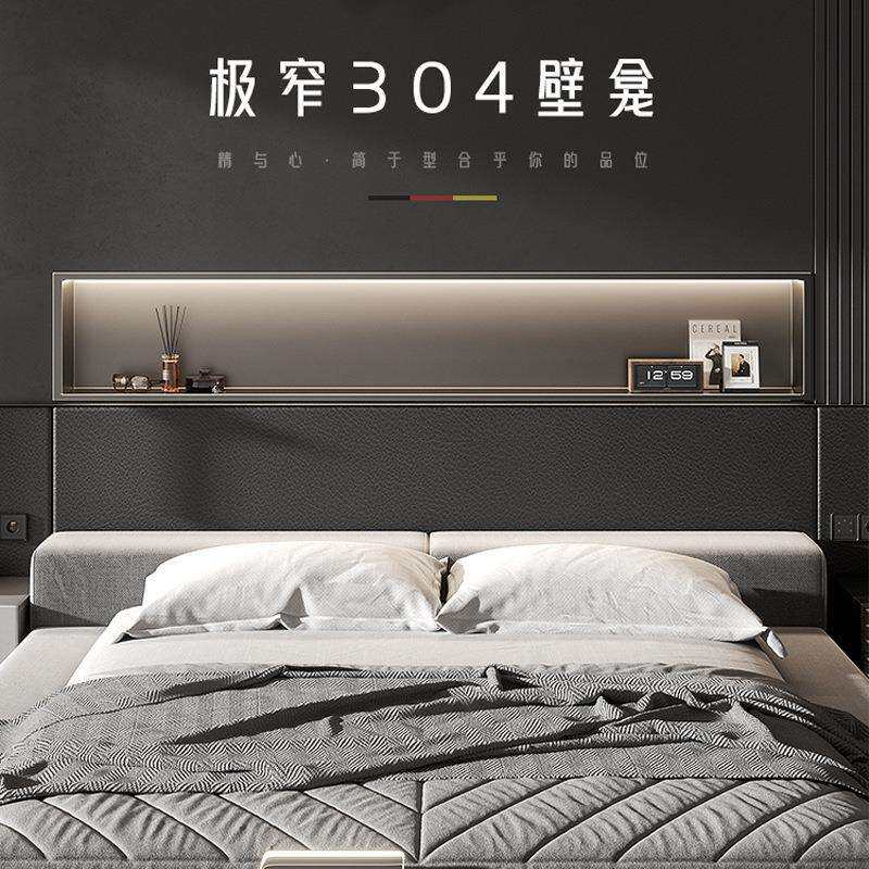304不锈钢壁龛柜隔板金属电视柜壁龛嵌入式成品卫生间浴室置物架