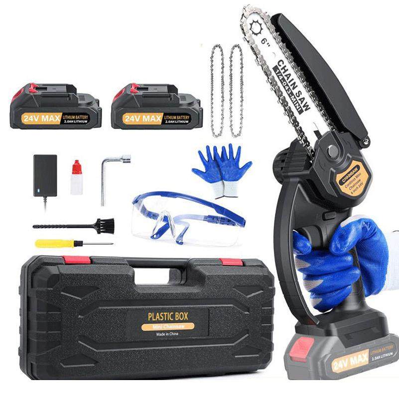 跨境6寸家用锂电锯小型手持伐木锯便携迷你修枝充电式单手锯工具,模玩/动漫/周边/娃圈三坑/桌游,模型制作工具/辅料耗材,淘宝优惠券,粉丝福利购,淘宝优惠卷