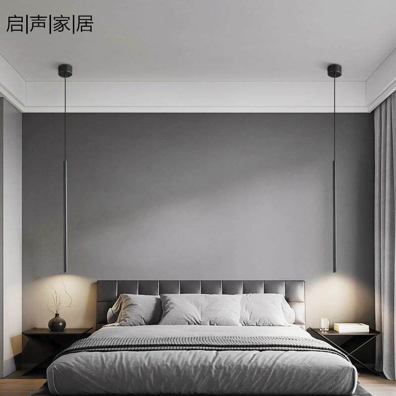 全铜现代简约科锐光源卧室床头小吊灯个性创意轻奢客厅背景灯