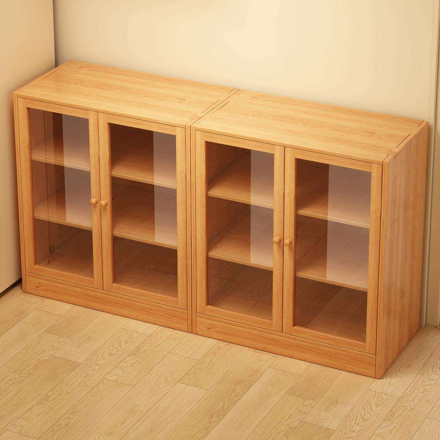 严选实木书柜储物柜一体客厅餐边柜简易收纳书架置物架组合落地矮,模玩/动漫/周边/娃圈三坑/桌游,模型制作工具/辅料耗材,淘宝优惠券,粉丝福利购,淘宝优惠卷