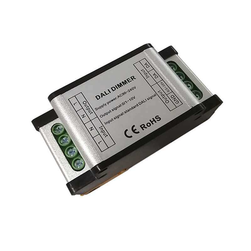 DALI系统 LED单灯点对点控制主机 轨道式 Dali-DMX512信号互转器
