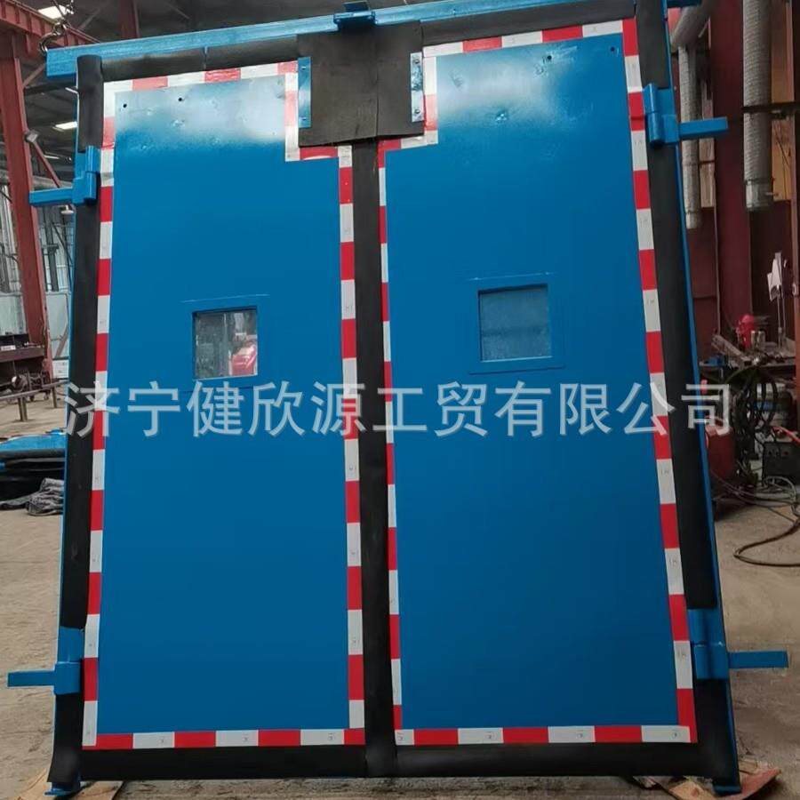 电控闭锁装置按需制作闭锁调节门机械配件矿用巷道全自动无压风门