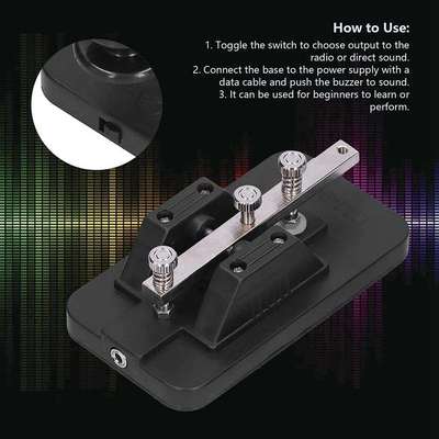 DM901发声电键自动键发报机练习器振荡器摩尔斯电码短波无线电CW