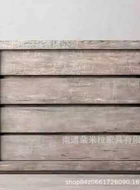 RH出口美式轻奢多斗柜复古乡村风橡木实木储物柜玄关柜网红柜