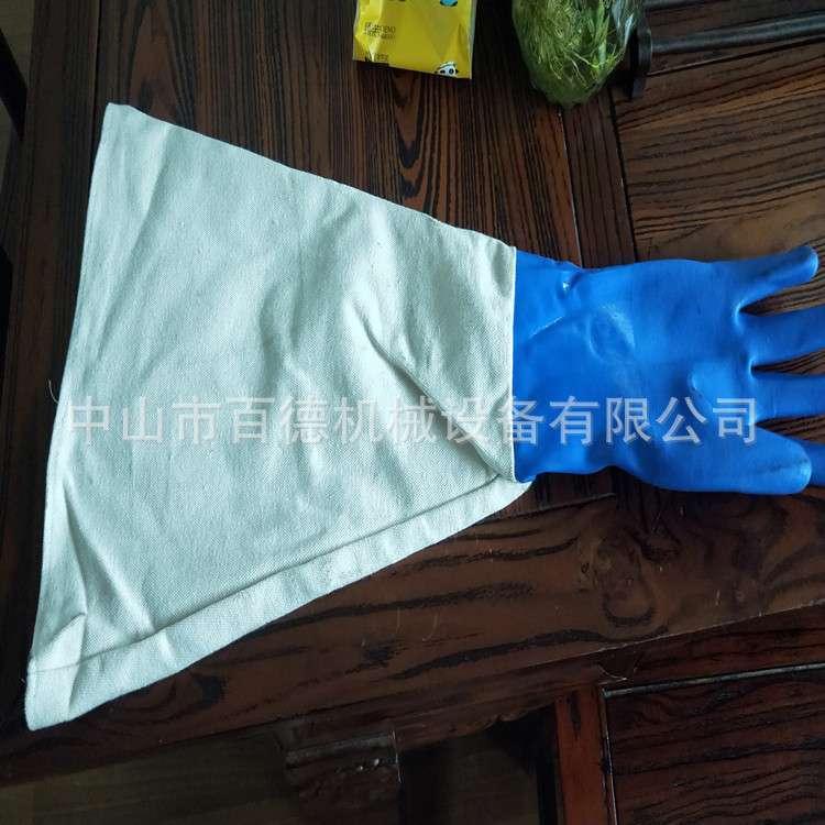 光面喷砂手套 喷砂机配件 喷砂袖套 带颗粒喷砂手套 橡胶合成手套