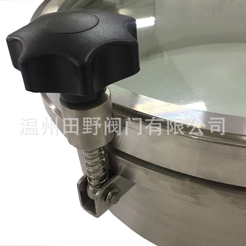 玻璃盖不锈钢人孔发酵罐观察孔拱形钢化玻璃10毫米厚Glass Manhol
