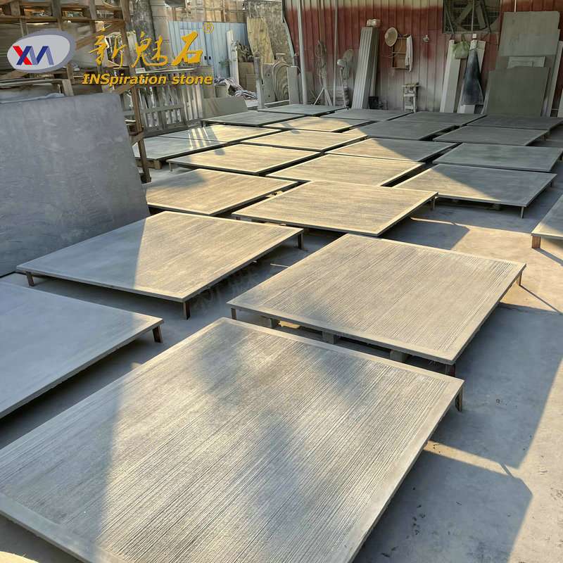 专业厂家成品硬度高拉丝板造型板室内墙面地面装饰水泥板拉丝纹板