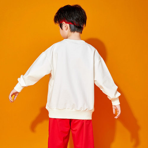2026新款儿童啦啦队演出服幼儿园脸谱套装中小学生运动会合唱舞蹈