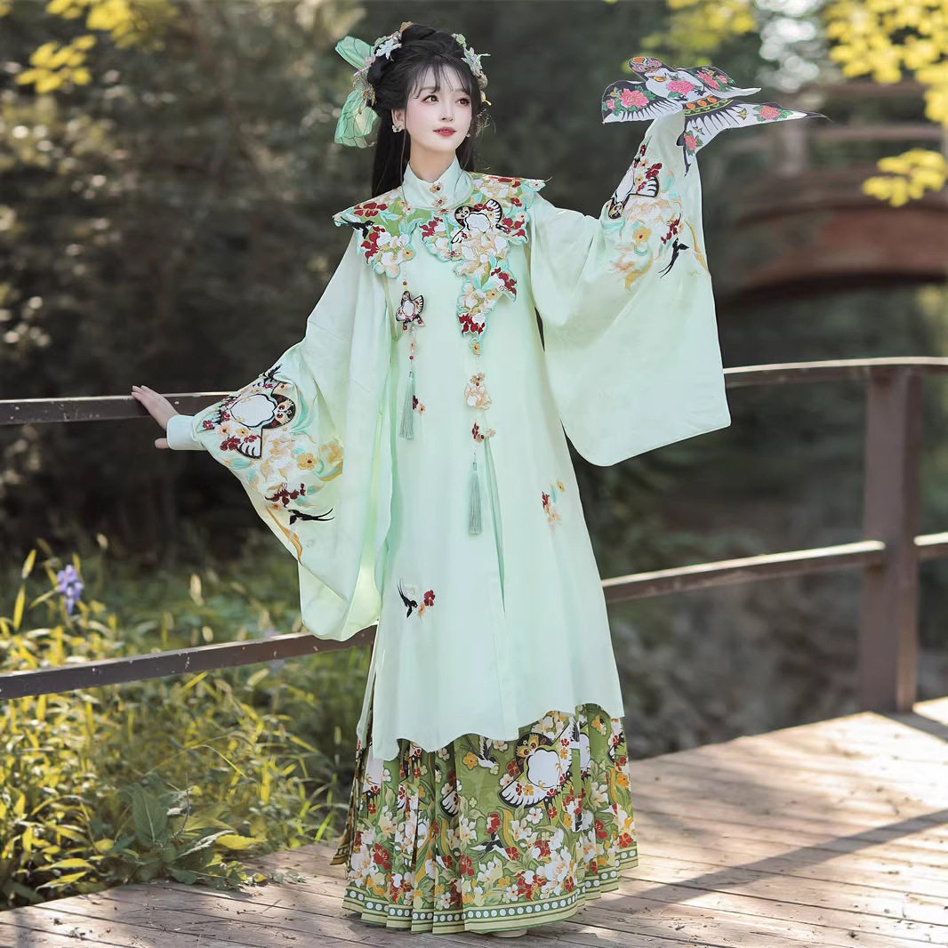 2026新款汉虞葵汉服来料定制加工上袄大袖衫襦裙马面裙褙子工费定