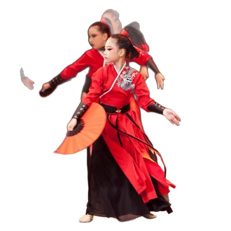 2026新款儿童古典舞演出服雪龙吟舞蹈服万疆表演服扇子舞古风,童装/婴儿装/亲子装,汉服,淘宝优惠券,粉丝福利购,淘宝优惠卷