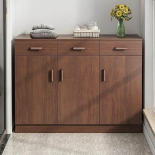 新款 家用简约木质客厅茶水柜收纳柜多功能 餐边柜实木北欧风格