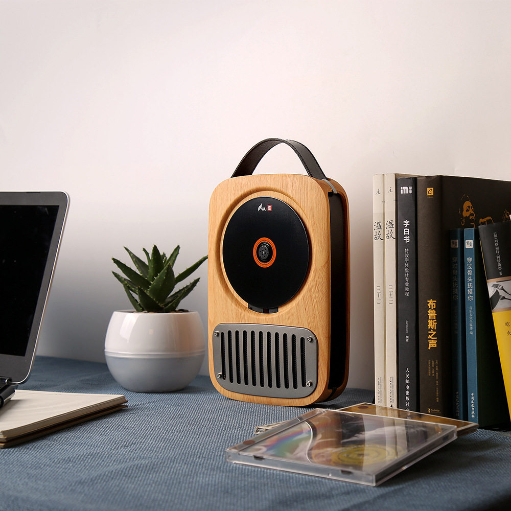 巫单曲人生壁挂cd机户外露营复古一体式CD蓝牙音响专辑播放器