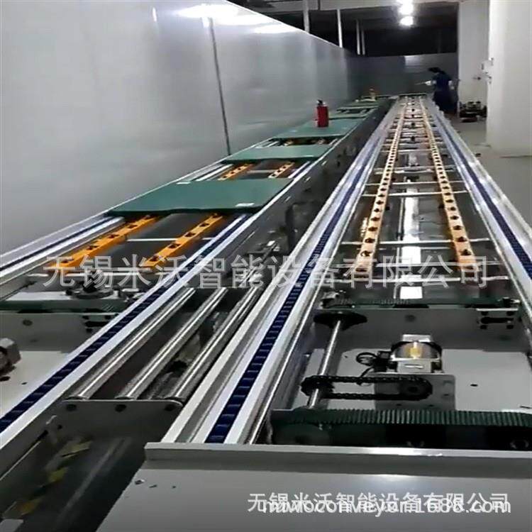 电子装配线 环形倍速线 上下循环单倍速链 托盘人工多工位输送